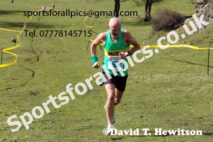 Masters men 2021 NECAA Cross Country Relays, Thornley Farm, Peterlee, Saturday, April 10th. Photo: David T. Hewitson/Sports for All Pics